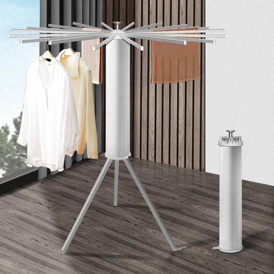 Household Floor Folding Clothes Drying Rack - Mubimart