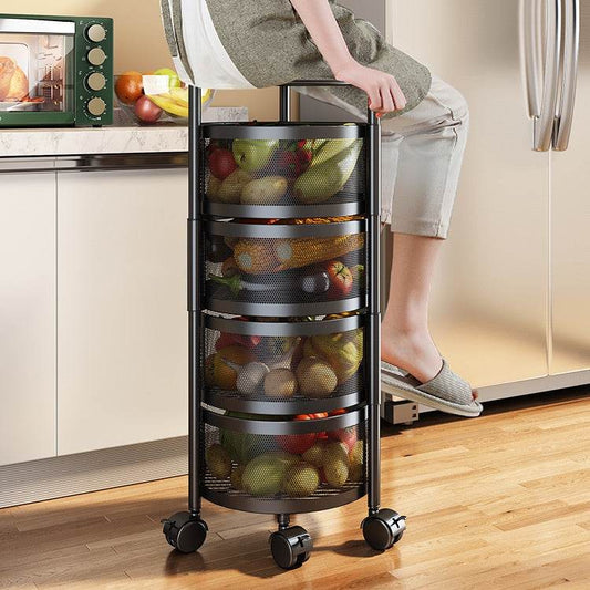 Household Floor Multi-layer Storage Rack Vegetables And Fruits - Mubimart