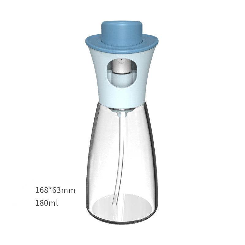 Household Kitchen Edible Oil Spray Can Air Pressure Type Glass Seasoning Bottle - Mubimart