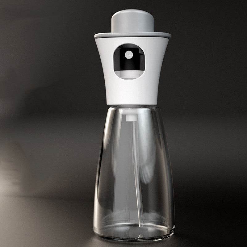 Household Kitchen Edible Oil Spray Can Air Pressure Type Glass Seasoning Bottle - Mubimart