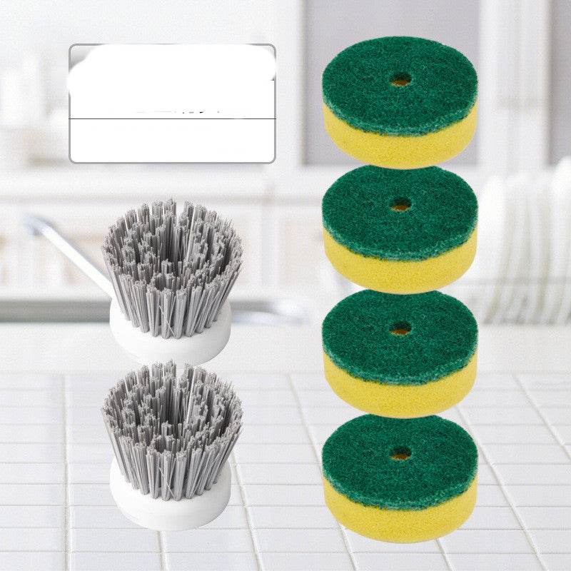 Household Long Handle Multi-function Liquid Pot Dish Brush - Mubimart