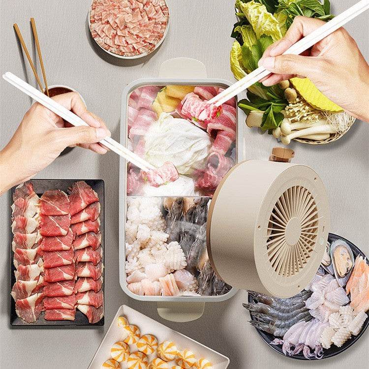 Household Small Desktop Mini Portable Range Hood - Mubimart