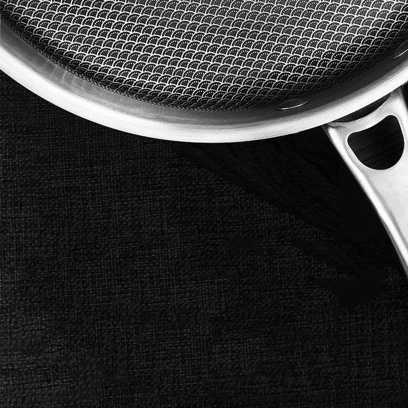 Household Smokeless 304L Stainless Steel Non-stick Frying Pan - Mubimart