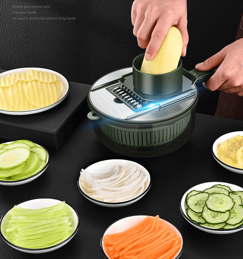 Household Vegetable Slicer Fashion Simple Multifunctional Vegetable Cutter Kitchen Tools - Mubimart