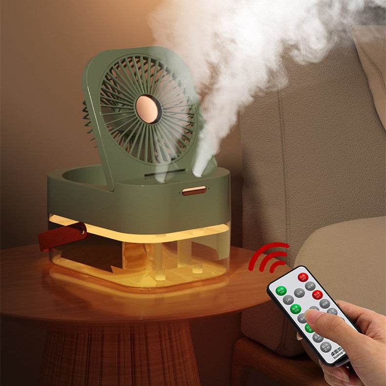 Humidifier Spray Fan Portable Fan Air Cooler Air Humidifier USB Fan Desktop Fan With Night Light For Summer Home Appliance - Mubimart