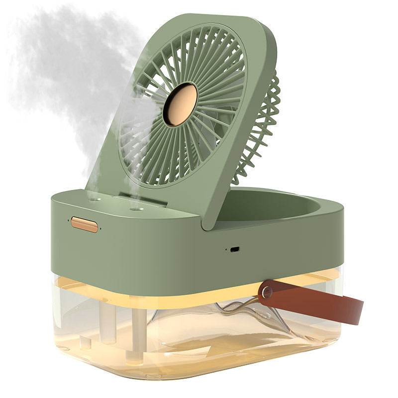 Humidifier Spray Fan Portable Fan Air Cooler Air Humidifier USB Fan Desktop Fan With Night Light For Summer Home Appliance - Mubimart