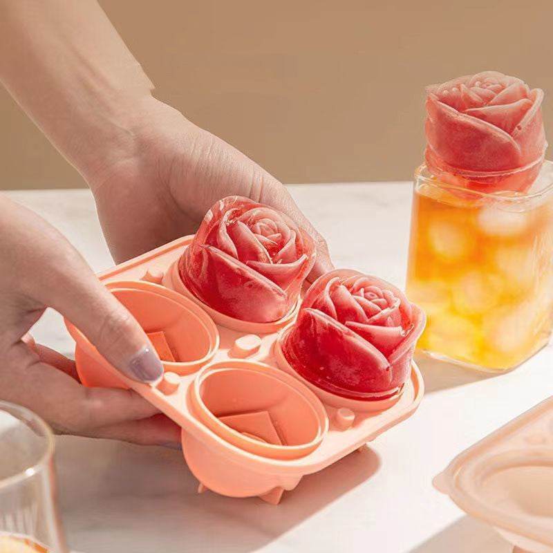 Ice Box Small Ice Hockey Refrigerator With Lid Artifact Summer Ice Tray Household Food Grade Ice Cube Mold Ice Storage - Mubimart
