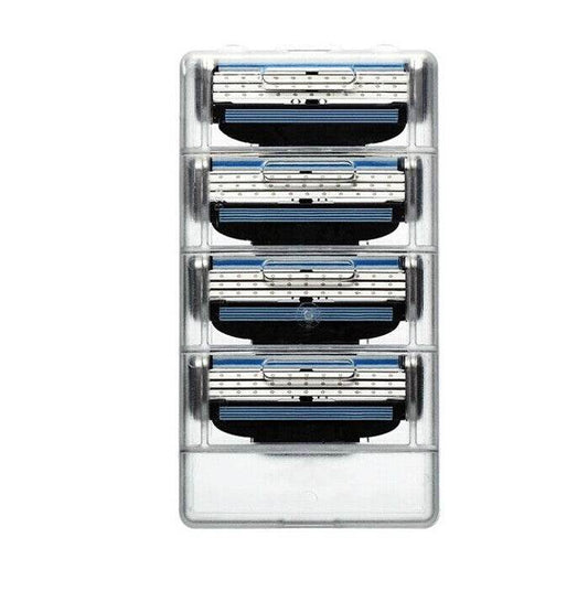 Imported three layers of Meian razor blades Vintage manual Men razor 4 pieces - Mubimart
