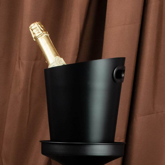 Inclined Stainless Steel Ice Bucket Ice Bucket Household Beer Bucket - Mubimart