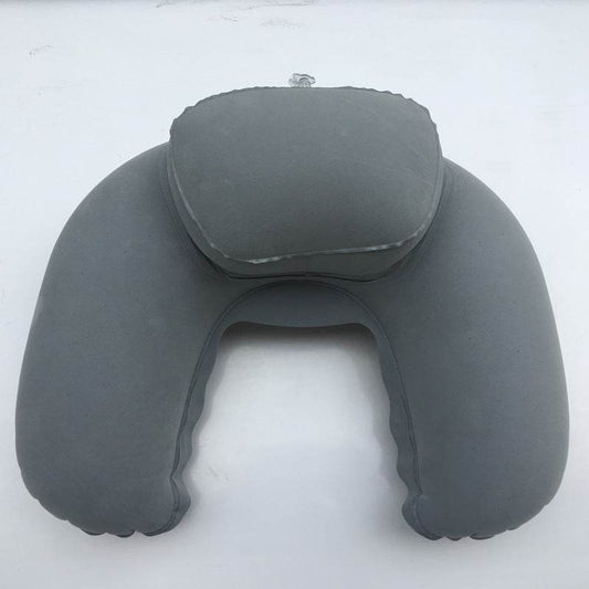 Inflatable Two-in-one Pillow Travel Three Pieces U-shape Pillow Inflatable Pillow Travel Pillow - Mubimart