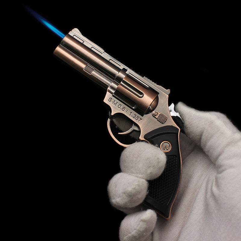 Inflatable Windproof Lighter Direct Flame Cigarette Lighter - Mubimart