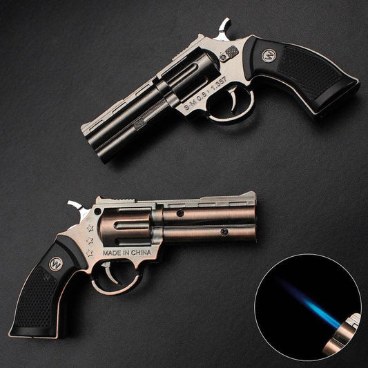 Inflatable Windproof Lighter Direct Flame Cigarette Lighter - Mubimart