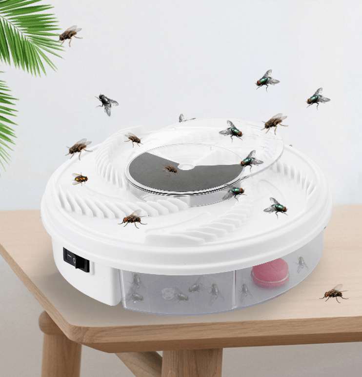Insect Traps Fly Trap Electric USB Automatic Flycatcher Pest Reject Control Catcher - Mubimart