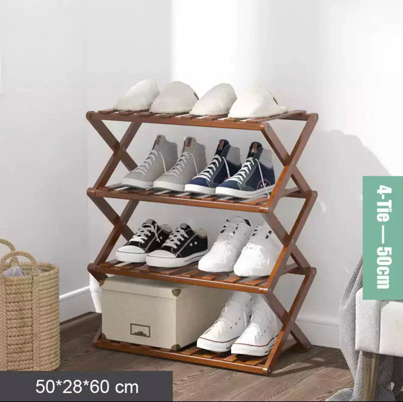 Installation-free Simple Household Indoor Multi-layer Folding Shoe Rack - Mubimart