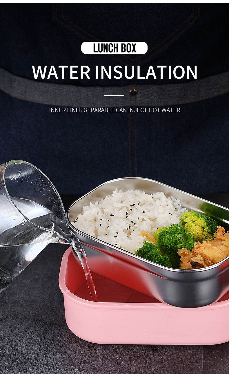 Insulated lunch box student lunch box - Mubimart