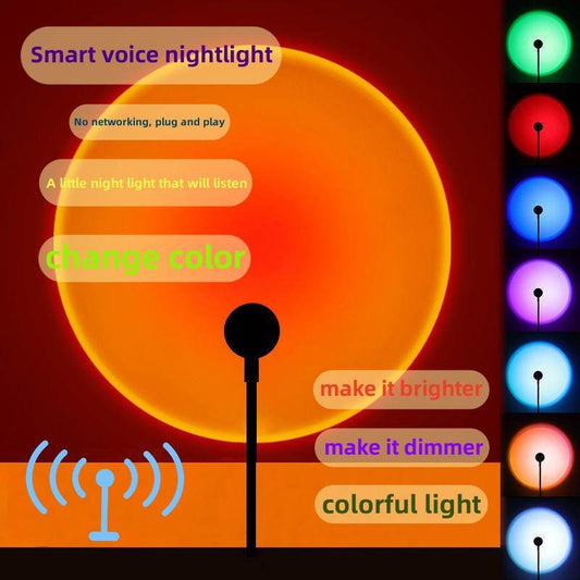 Intelligent Night Light Voice Control - Mubimart