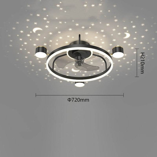 Intelligent Silent Ceiling Fan Lamp - Mubimart