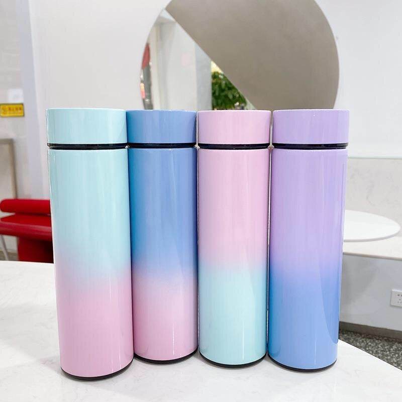 Intelligent Stainless Steel Bottle Cup Temperature Display Vacuum Flasks Travel Car Soup Coffee Mug Water Bottle - Mubimart