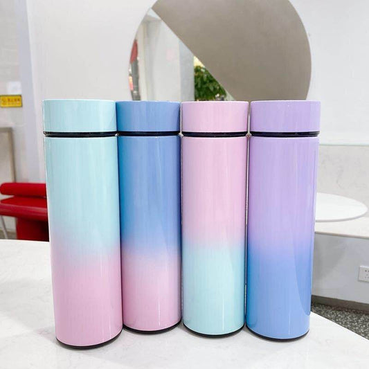 Intelligent Stainless Steel Bottle Cup Temperature Display Vacuum Flasks Travel Car Soup Coffee Mug Water Bottle - Mubimart