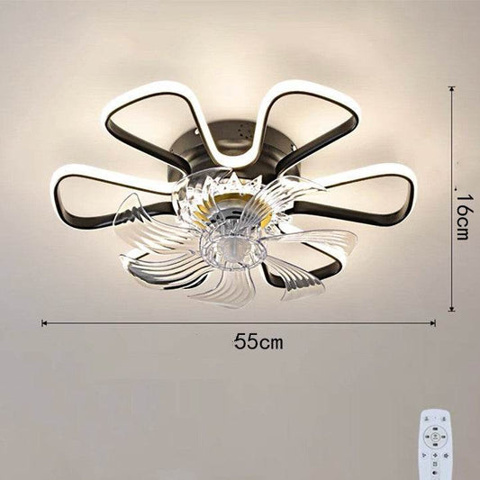 Intelligent Tmall Genie Voice Control Ceiling Fan Light - Mubimart