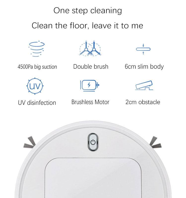 Intelligent humidifying sweeping robot - Mubimart