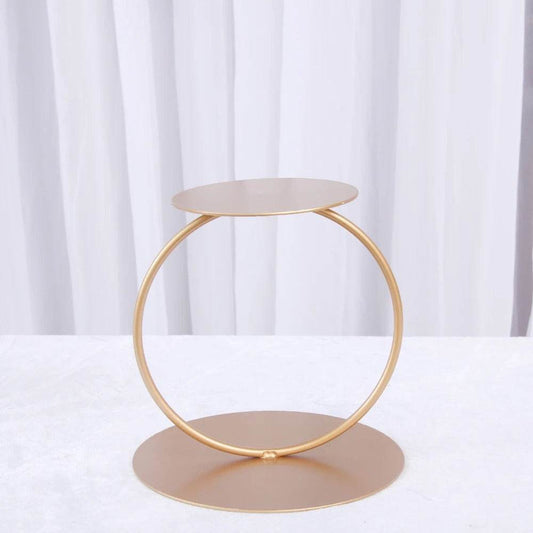 Iron Cake Stand Dessert Table Cake Tray - Mubimart