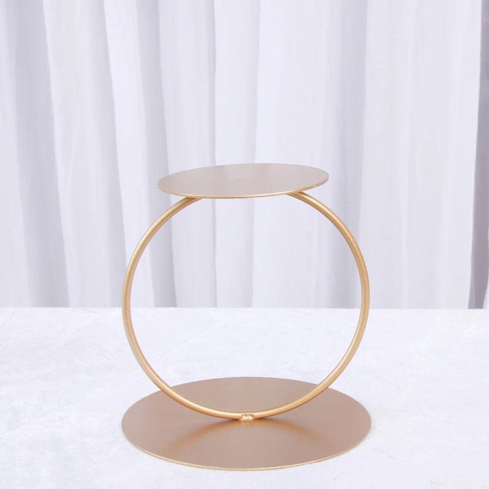 Iron Cake Stand Dessert Table Cake Tray - Mubimart