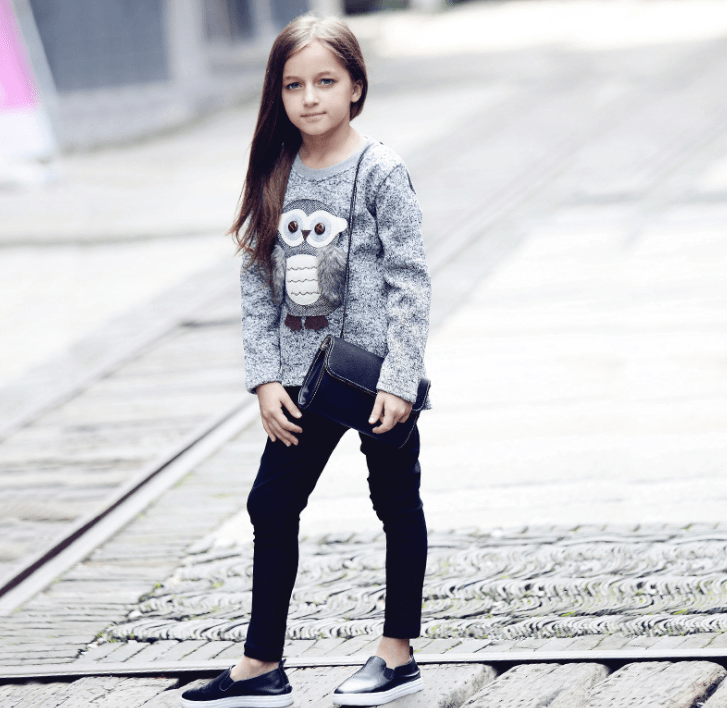 Jacket Coat for Girls Boy Sweatshirts Sweater for Girls Children's Girl Coats Cartoon Owl Clothes for Autumn Winter Fleece Lined - Mubimart