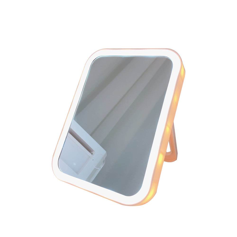 Japan Cute Desktop With Lighted Makeup Mirror - Mubimart