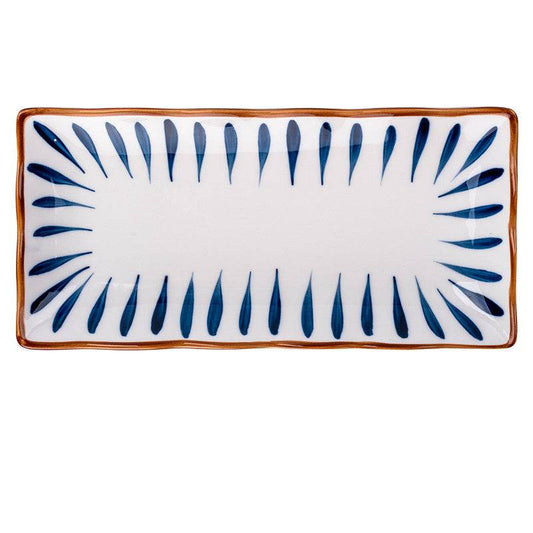 Japanese-style Dinner Plate, Household Ceramic Plate, Breakfast Plate, Tableware, Fish Plate, Sushi Plate - Mubimart