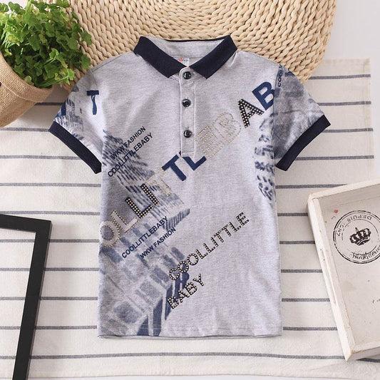Kids Shirt Boys Tops Children Clothes Wear - Mubimart