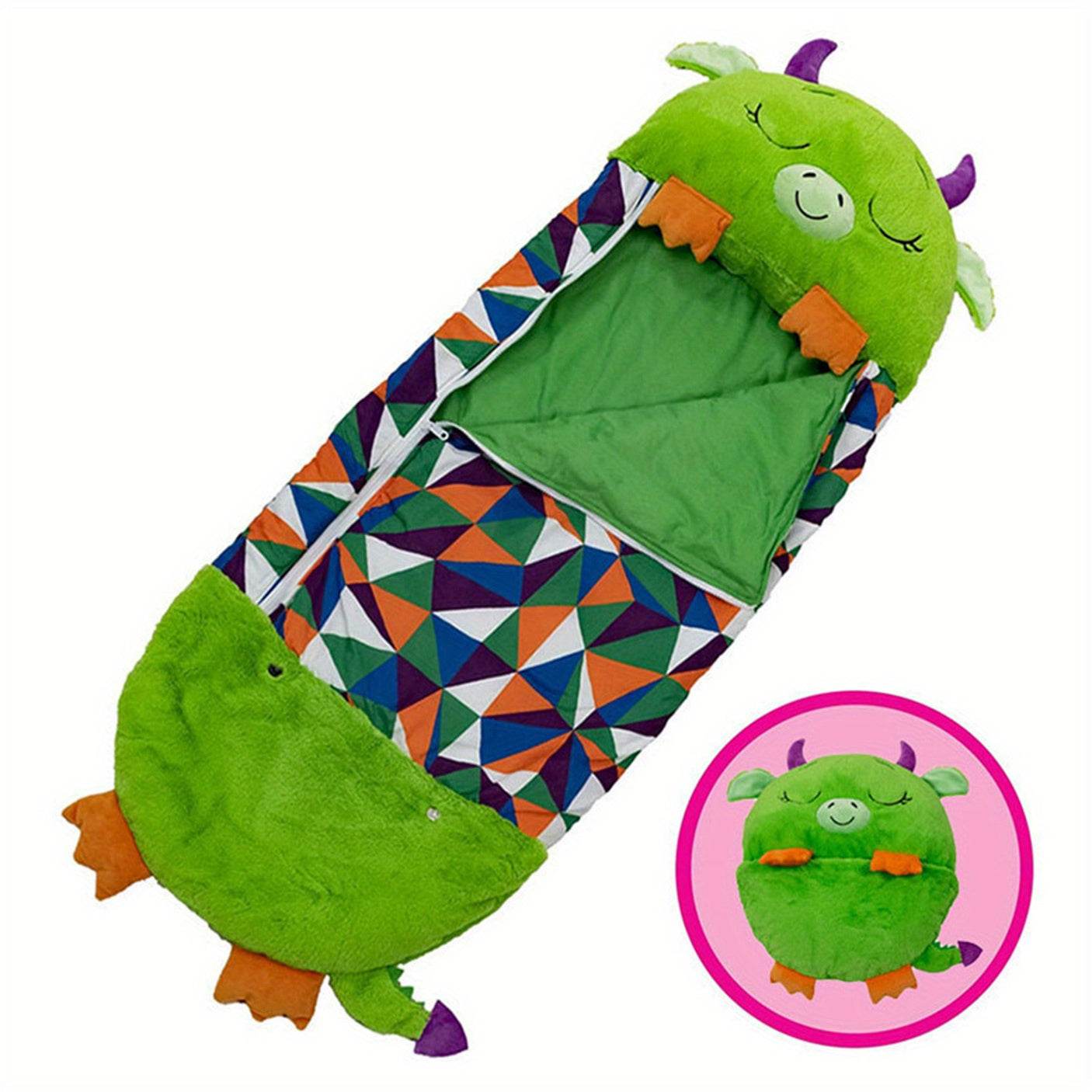 Kids Sleeping Bag, Soft Sleepy Sack For Kids & Toddlers Easy Roll Up Design For School, Daycare Children Sleeping Bags Play Pillow Sleep Sack - Mubimart