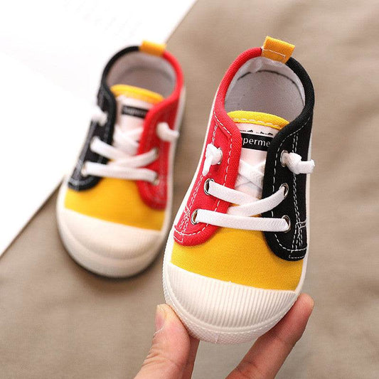 Kindergarten Indoor Shoes Baby Cloth Shoes Children Canvas Shoes - Mubimart