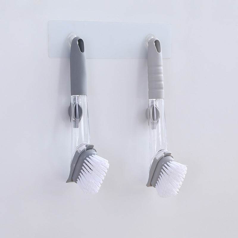 Kitchen Dish Brush Hydraulic Brush Automatic Liquid Adding Type - Mubimart