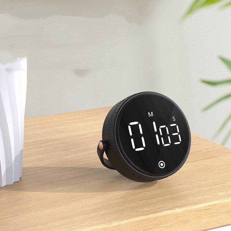 Kitchen Silent Rotary Adjustable Digital Timer - Mubimart