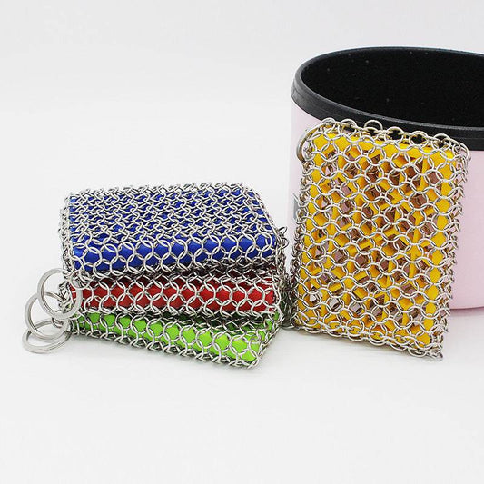 Kitchen Silicone Stainless Steel 316 Dish Brush - Mubimart