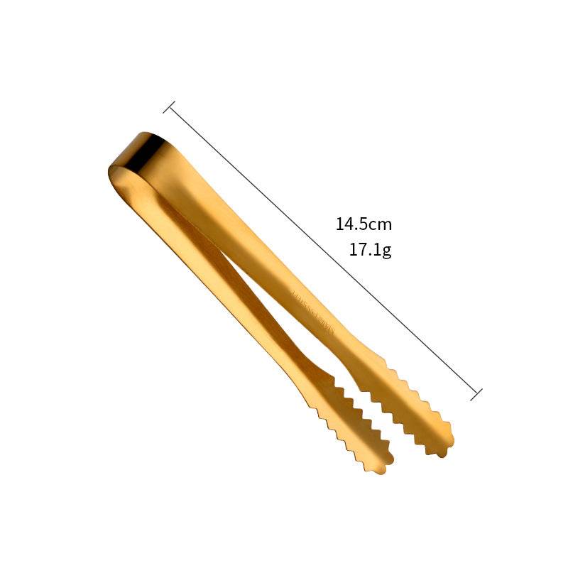 Kitchen U-shaped Stainless Steel Ice Tongs - Mubimart