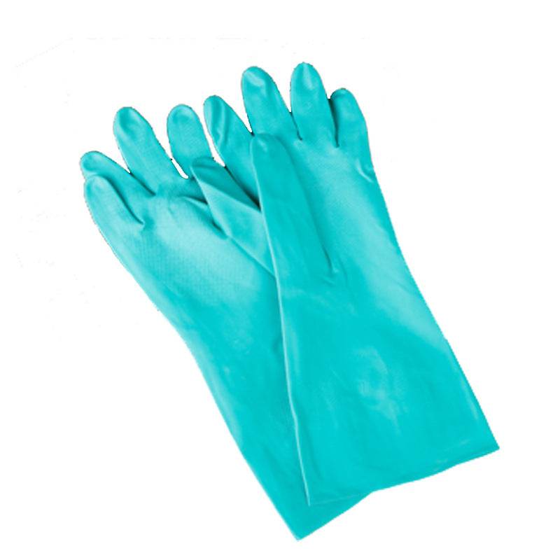 Kitchen dishwashing washing female cleaning housework Ding Qing washing clothes rubber rubber brush bowl gloves winter waterproof and durable - Mubimart