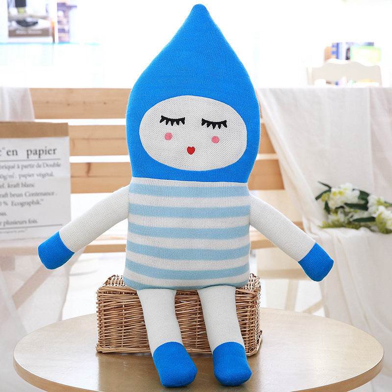 Knitted Knitted Couple Pointed Dolls Ins Custom Baby Dolls with Sleeping Dolls - Mubimart