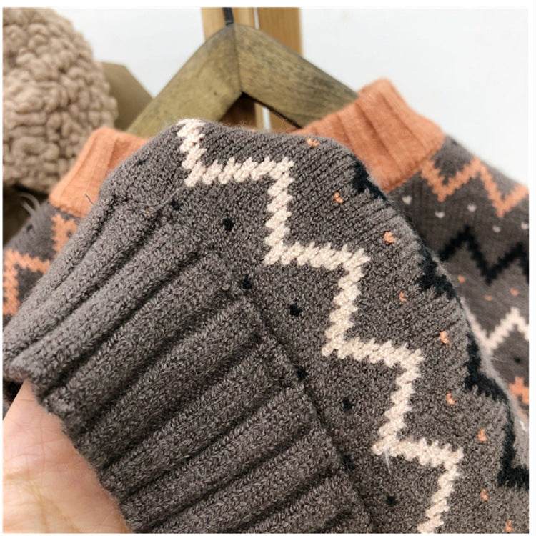 Korean Version Of Childrens Clothing Mens And Womens Baby Sweater - Mubimart