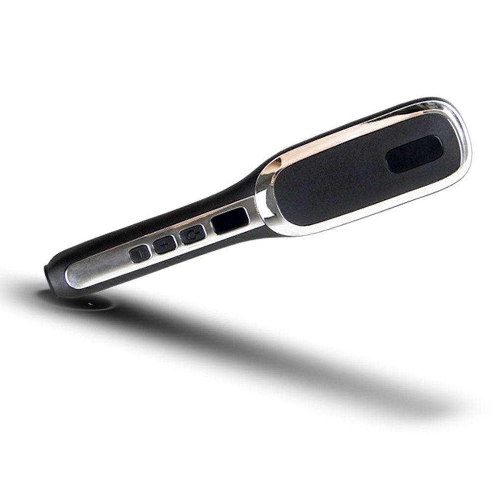 LCD Display Men's Beard Straightener Ion Straight Hair Brush - Mubimart