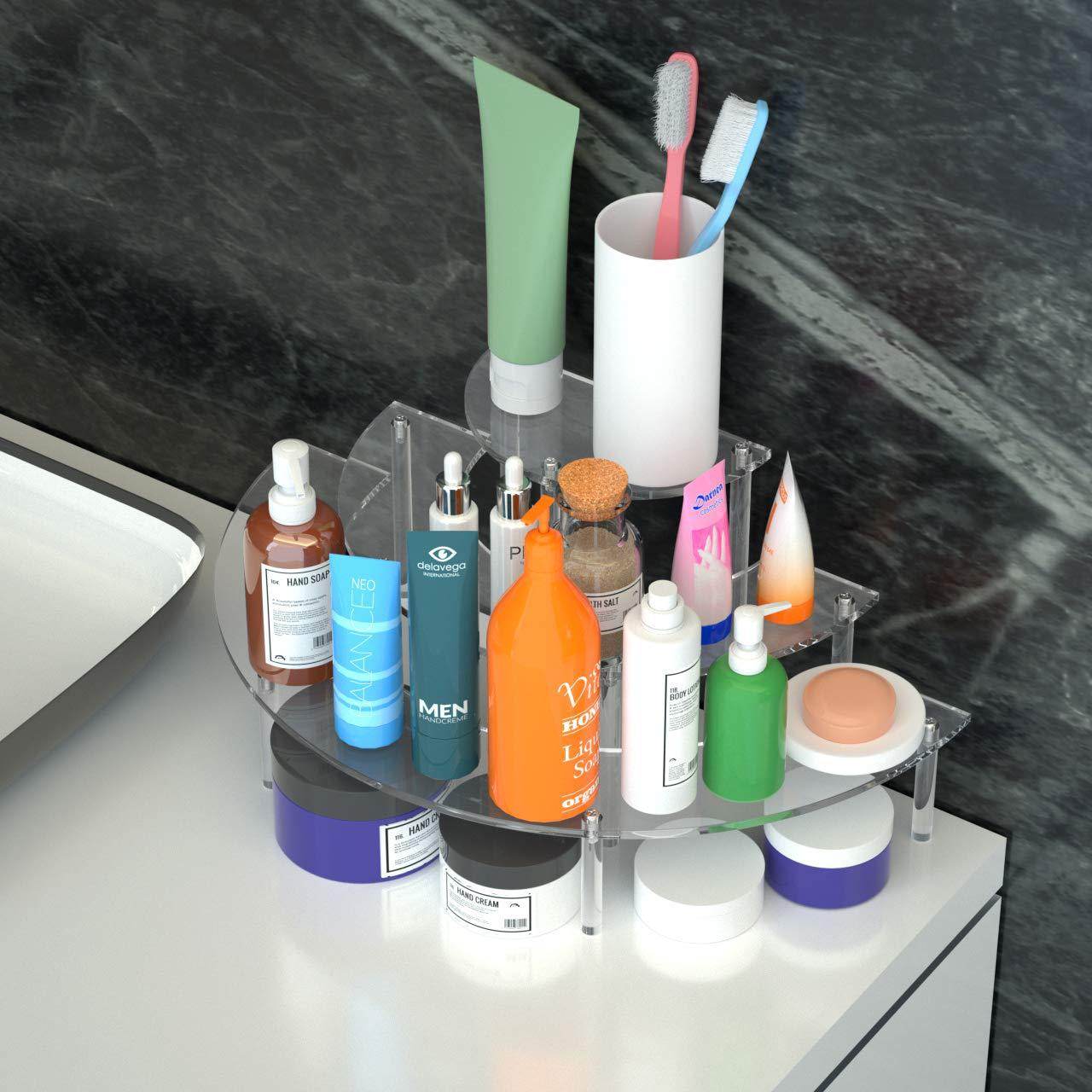 Ladder Type Cake Stand Acrylic Display Stand Transparent - Mubimart