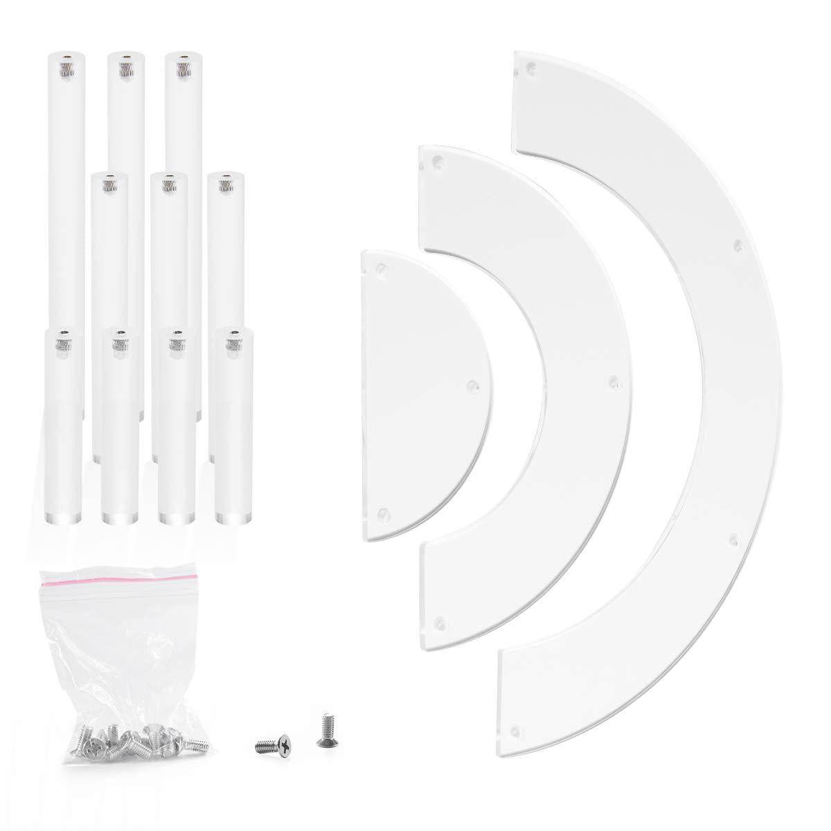 Ladder Type Cake Stand Acrylic Display Stand Transparent - Mubimart