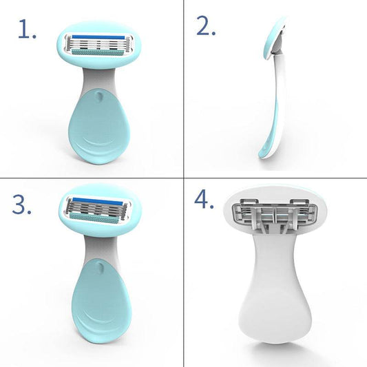Ladies Manual Shaver Razor Armpit And Leg Hair Private Parts - Mubimart