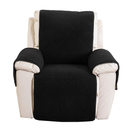 Lambswool-Sofa-Recliner-Cover-Non-slip-Armrest-Pad-Mubimart-5798 - Mubimart