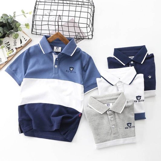 Lapel T-shirt - Mubimart