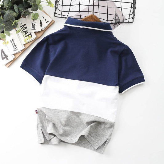 Lapel T-shirt - Mubimart