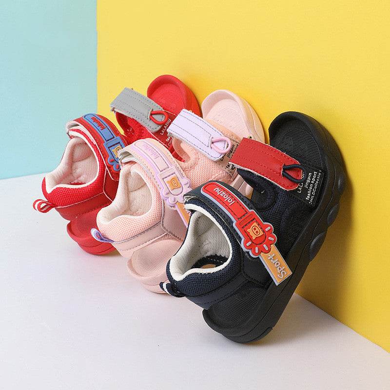 Lara Pig Summer Male Baby Functional Toddler Shoes Baby Non-Slip Sandals Female Toddler Sports Shoes - Mubimart