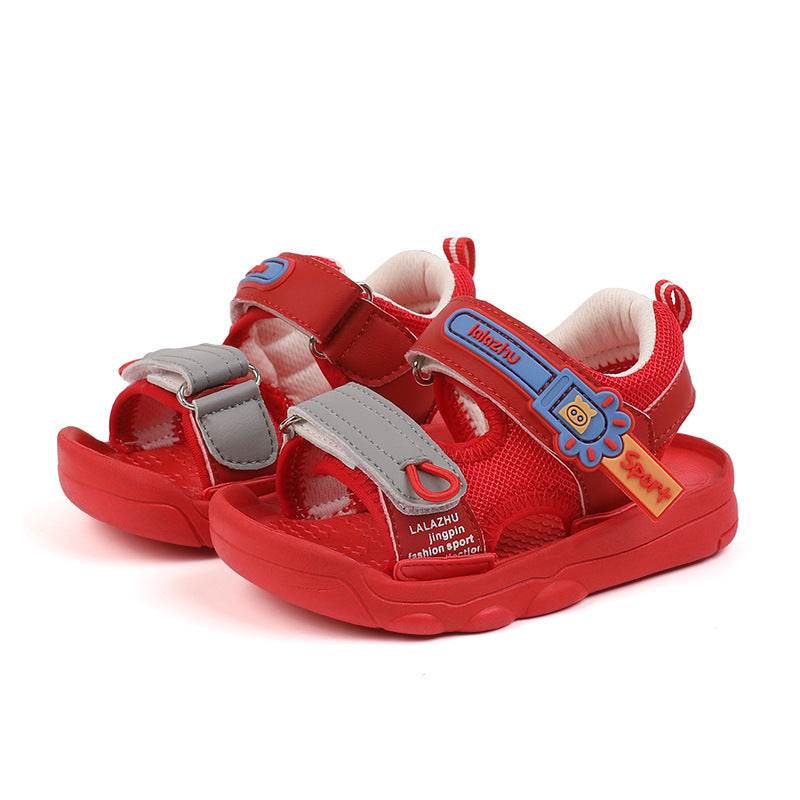 Lara Pig Summer Male Baby Functional Toddler Shoes Baby Non-Slip Sandals Female Toddler Sports Shoes - Mubimart