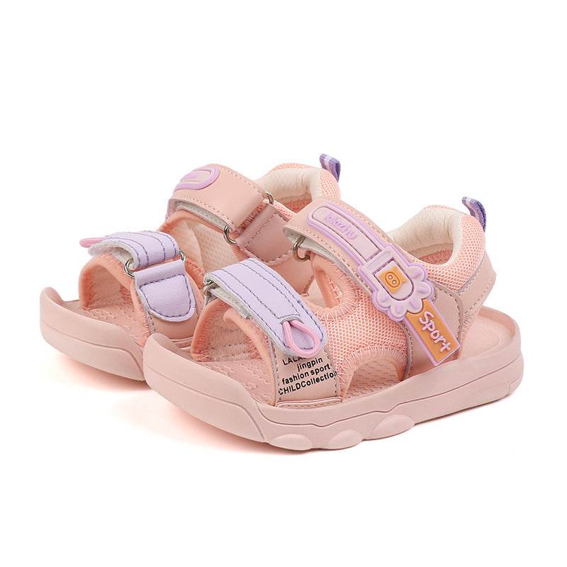 Lara Pig Summer Male Baby Functional Toddler Shoes Baby Non-Slip Sandals Female Toddler Sports Shoes - Mubimart